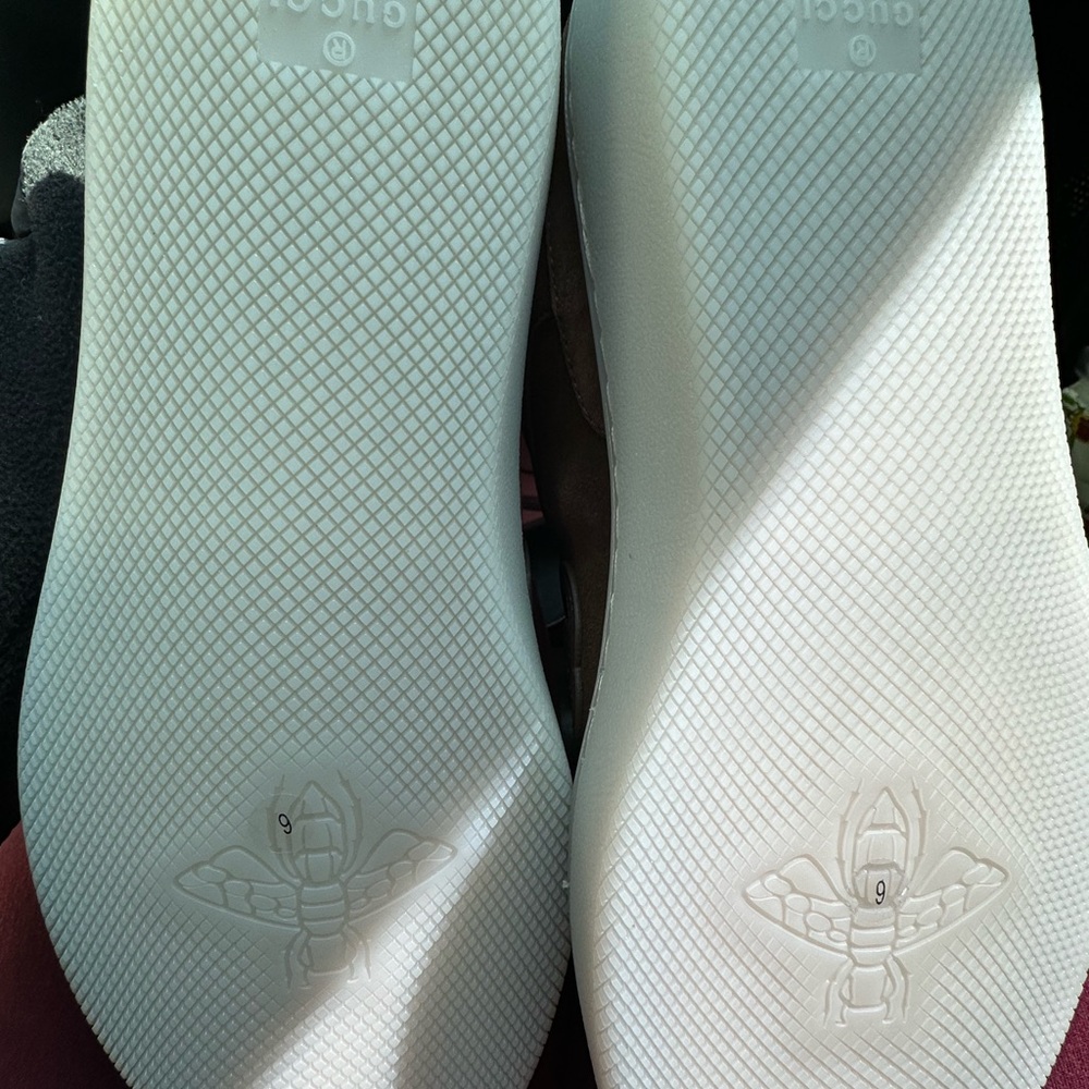 Gucci G75 sneakers Tan Suede Sneakers - Picture 7 of 8